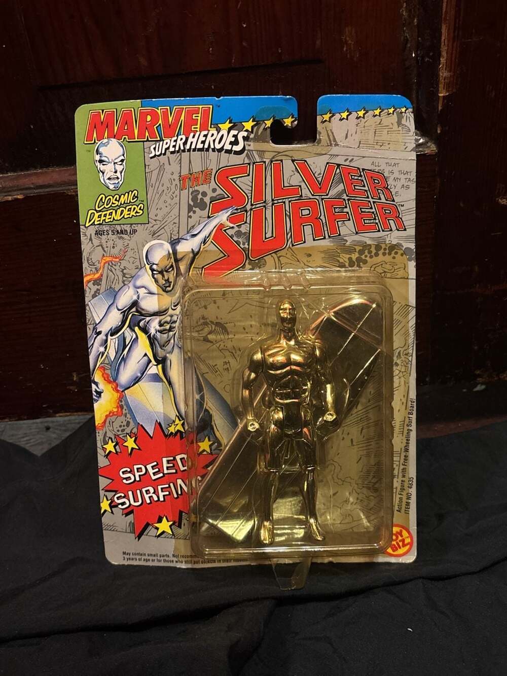 SEALED MOC MARVEL SUPER HEROES SILVER SURFER ACTION FIGURE 1992 TOYBIZ